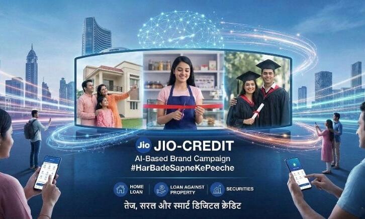जियो-क्रेडिट ने लॉन्च किया एआई आधारित ब्रांड कैंपेन #HarBadeSapneKePeeche