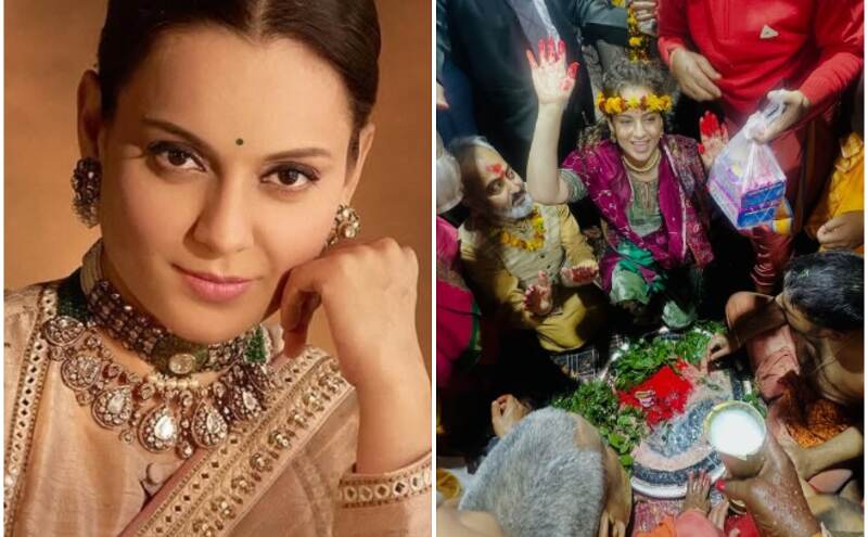 देवघर में बाबा बैद्यनाथ धाम पहुंचीं कंगना रनौत, शिव आराधना कर किया 9वें ज्योतिर्लिंग का दर्शन