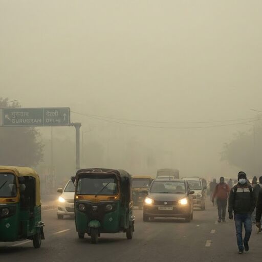 दिल्ली बनी गैस चैंबर: जहरीली हवा ने बढ़ाई सांस की परेशानी, AQI बेहद खराब स्तर पर पहुंचा