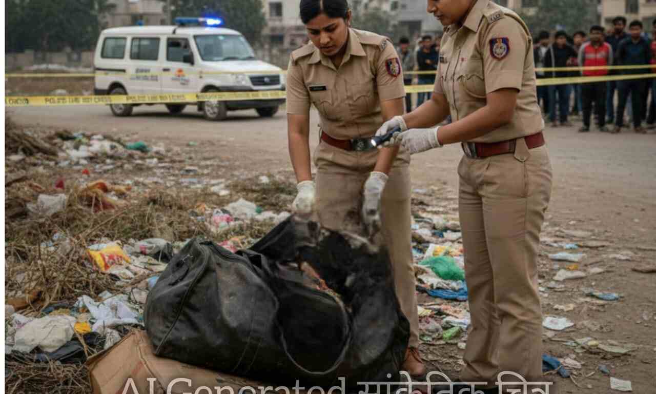 नोएडा में दिल दहला देने वाली वारदात: युवती की हत्या कर शव बैग में भरकर कूड़े में फेंका, चेहरा जलाकर पहचान मिटाने की कोशिश