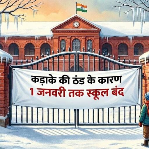 शीतलहर का कहर, यूपी में 12वीं तक सभी स्कूल 1 जनवरी तक बंद शीतलहर का कहर, यूपी में 12वीं तक सभी स्कूल 1 जनवरी तक बंद
