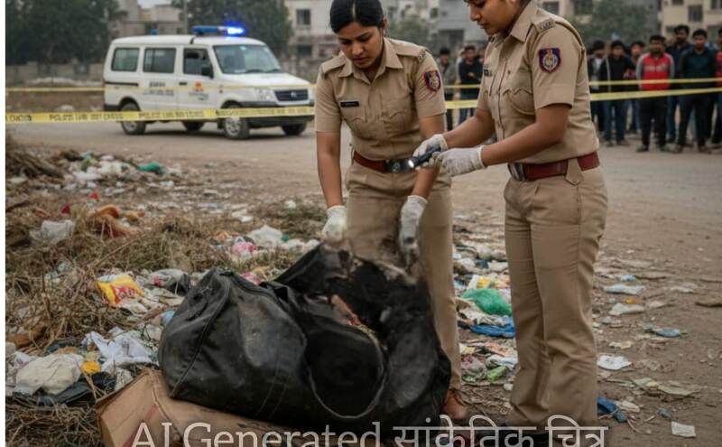 नोएडा में दिल दहला देने वाली वारदात: युवती की हत्या कर शव बैग में भरकर कूड़े में फेंका, चेहरा जलाकर पहचान मिटाने की कोशिश