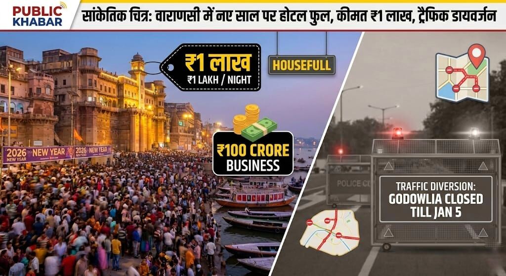 नए साल पर काशी में होगा लगभग ₹100 करोड़ का जश्न, होटल हाउसफुल नए साल पर काशी में होगा लगभग ₹100 करोड़ का जश्न, होटल हाउसफुल