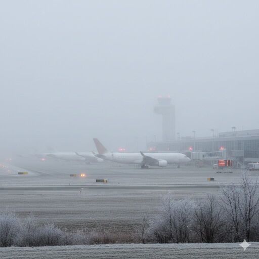 कोहरे और शीतलहर की दोहरी मार, उड़ानें रद्द, नए साल से पहले ठंड में उतार-चढ़ाव