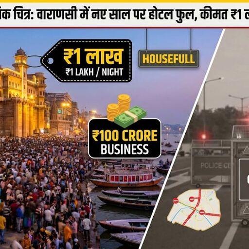 नए साल पर काशी में होगा लगभग ₹100 करोड़ का जश्न, होटल हाउसफुल