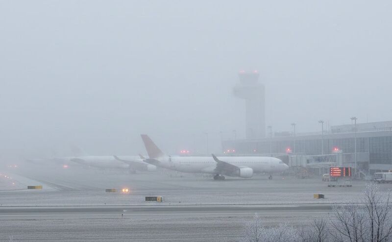 कोहरे और शीतलहर की दोहरी मार, उड़ानें रद्द, नए साल से पहले ठंड में उतार-चढ़ाव
