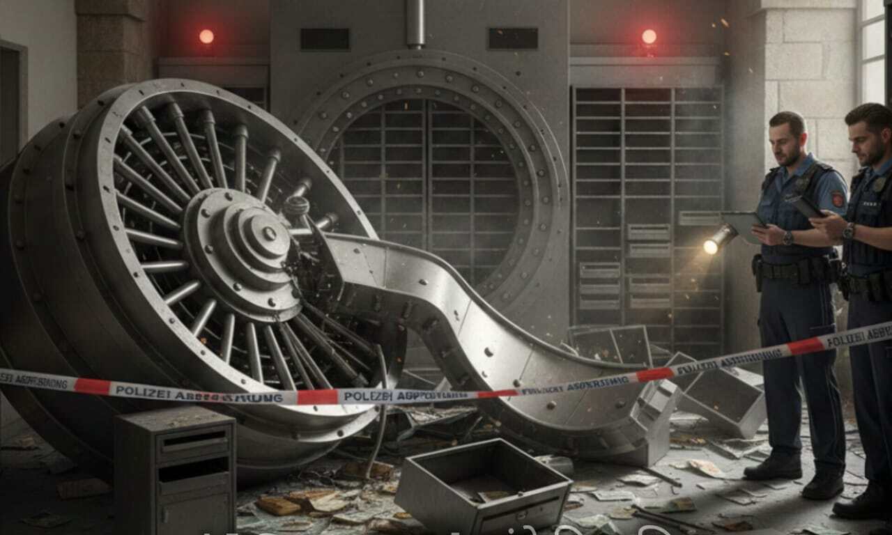 क्रिसमस छुट्टियों में जर्मनी के बैंक में हॉलीवुड स्टाइल डकैती, 30 मिलियन यूरो की नकदी-आभूषण गायब