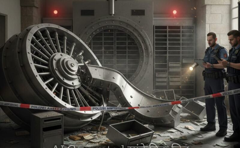 क्रिसमस छुट्टियों में जर्मनी के बैंक में हॉलीवुड स्टाइल डकैती, 30 मिलियन यूरो की नकदी-आभूषण गायब