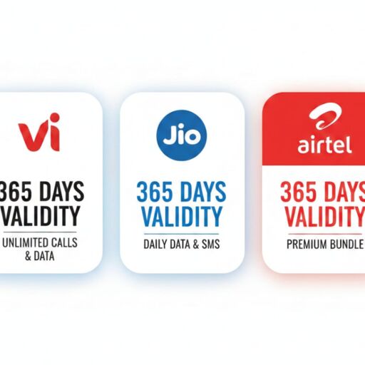 2027 तक रिचार्ज की टेंशन खत्म: जियो, एयरटेल और Vi के लॉन्ग वैलिडिटी प्लान्स से नंबर रहेगा एक्टिव 2027 तक रिचार्ज की टेंशन खत्म: जियो, एयरटेल और Vi के लॉन्ग वैलिडिटी प्लान्स से नंबर रहेगा एक्टिव
