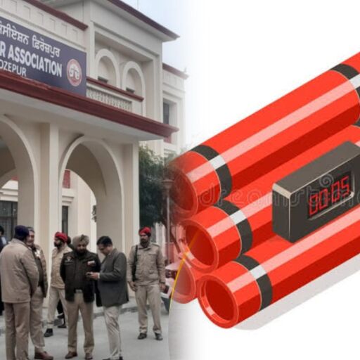 फिरोजपुर जिला अदालत में बम की धमकी से मचा हड़कंप, पुलिस ने पूरे परिसर को किया सील