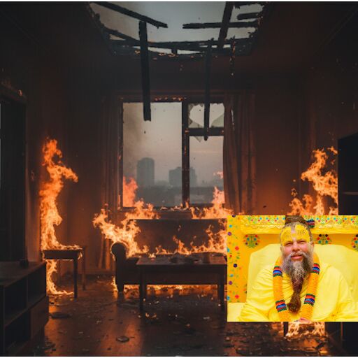 वृंदावन में संत प्रेमानंद महाराज जी के फ्लैट में लगी भीषण आग, शॉर्ट सर्किट की आशंका, बड़ा हादसा टला