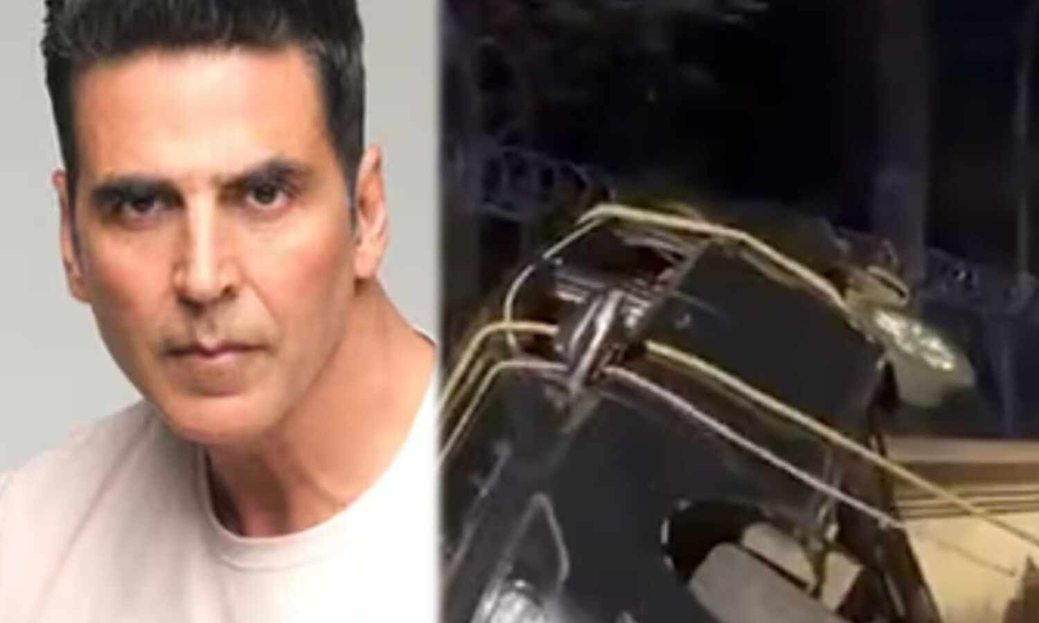 मुंबई जुहू में भीषण सड़क हादसा: अक्षय कुमार की सुरक्षा गाड़ी से टकराया ऑटो, दो लोग गंभीर घायल