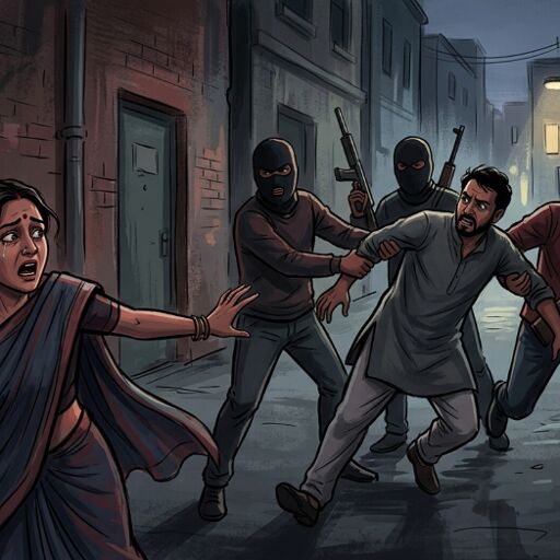 पिंक सिटी में खौफनाक मंजर: पत्नी के सामने से ही उसे उठा ले गए हथियारबंद नकाबपोश, क्या है इस सनसनीखेज वारदात का राज? पिंक सिटी में खौफनाक मंजर: पत्नी के सामने से ही उसे उठा ले गए हथियारबंद नकाबपोश, क्या है इस सनसनीखेज वारदात का राज?