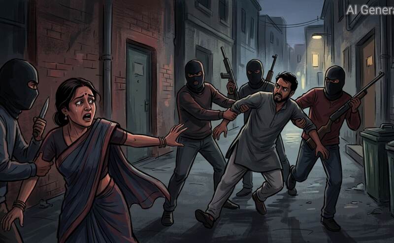 पिंक सिटी में खौफनाक मंजर: पत्नी के सामने से ही उसे उठा ले गए हथियारबंद नकाबपोश, क्या है इस सनसनीखेज वारदात का राज?