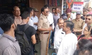 उत्तराखंड: भारत बंद की आड़ में कांग्रेस की गुंडागर्दी, दुकानदार के सिर पर मारा शटर