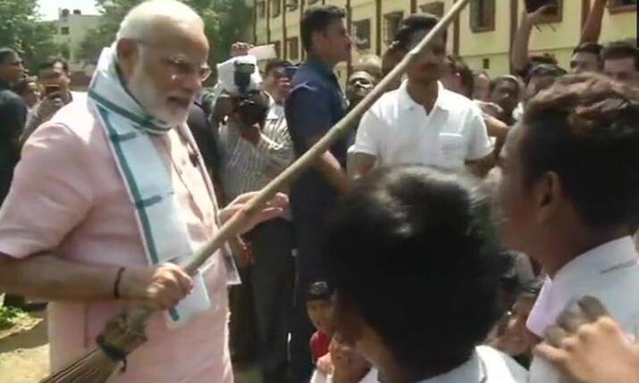 स्वच्छता ही सेवा आंदोलन की शुरुवात करते हुए पीएम मोदी ने दिया ये बड़ा बयान