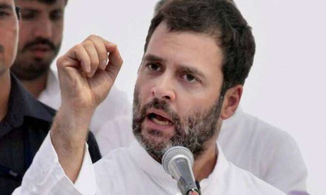 बीजेपी-आरएसएस सरकार बनने से रोकने को कुछ भी करेगी कांग्रेस : राहुल गाँधी