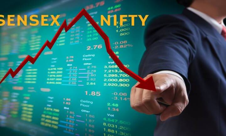 सेंसेक्स में 180 अंक से ज्यादा की गिरावट, निफ्टी 10900 के नीचे फिसला