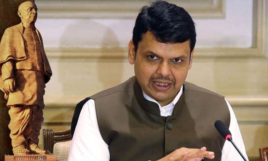 शिवसेना ने मूर्ति पॉलिटिक्स के जरिए साधा फडणवीस और बीजेपी सरकार पर निशाना