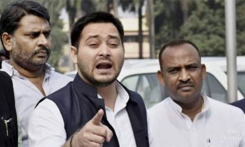जोकीहाट में प्रचार थमने के पहले फॉर्म में दिखे तेजस्वी, नीतीश कुमार पर साधा निशाना