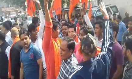 हिंदू सेना ने किया कन्हैया कुमार का विरोध, 50 कार्यकर्ता गिरफ्तार