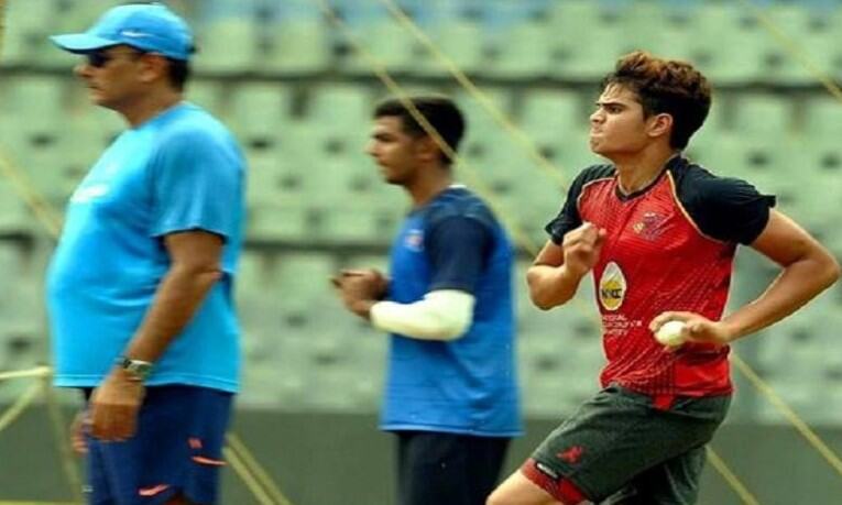 सचिन के बेटे अर्जुन ने किया कमाल, इस टीम के बल्लेबाजों पर ढहाया कहर