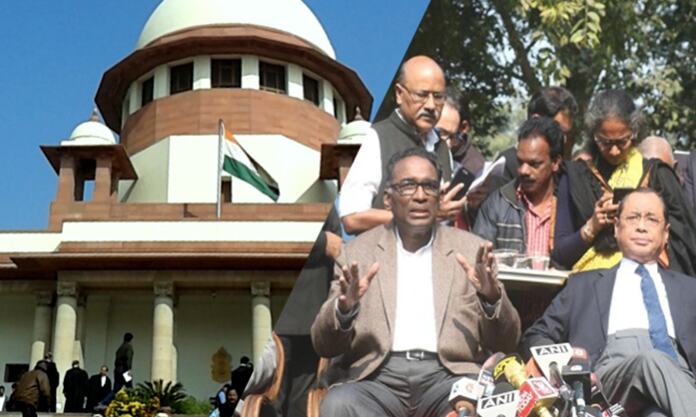 SC विवाद मामले में CJI के साथ नाराज 4 जजों की बैठक पूरी, रोस्टर समेत कई मुद्दों पर हुई चर्चा