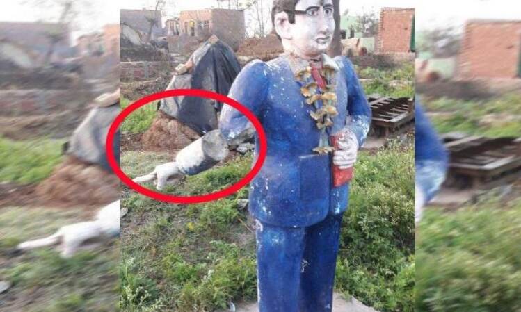 हरिद्वार: भीमराव आम्बेडकर की मूर्ति को किया क्षतिग्रस्त, भीम आर्मी और स्थानीय लोगों में रोष