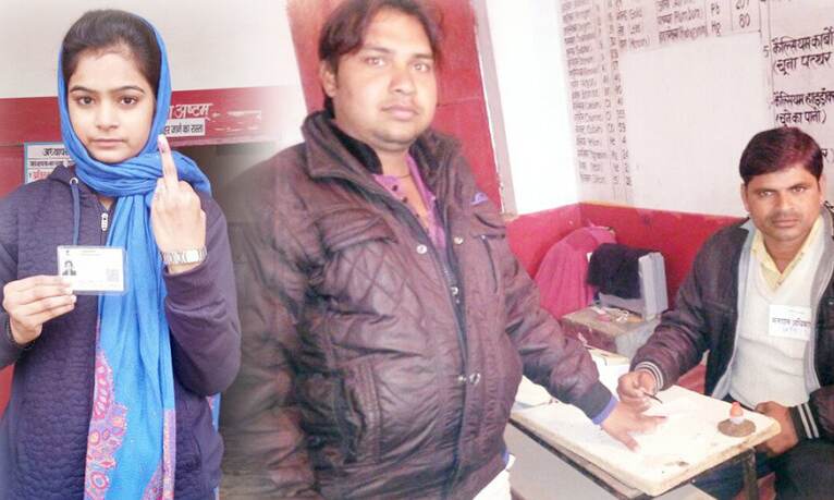 कानपुर देहात सिकन्दरा उप चुनाव: घने कोहरे और कटकटाती ठंड के बीच वोट डालने पहुंचे मतदाता