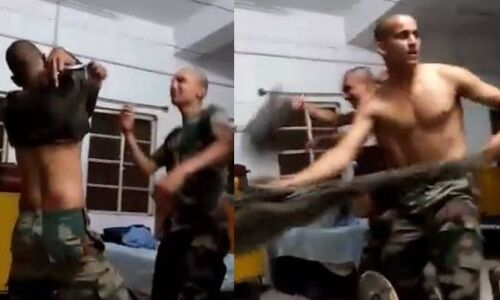 इस गाने पर नाचते-नाचते फौजी हो गए इतने गरम, कपड़े तक उतार फेंके, देखें वीडियो