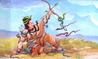राम लक्ष्मण बन्धन में एवं अन्य राक्षसों का वध