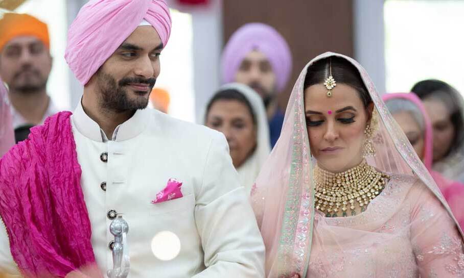 नेहा धूपिया ने की अंगद बेदी से गुपचुप शादी, सामने आई First Photo
