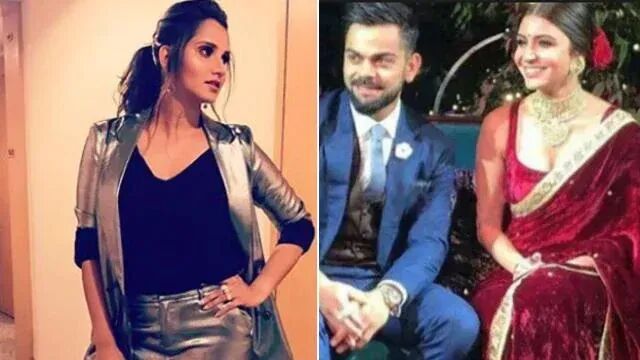 जहीर-सागरिका के हनीमून के बाद अब सानिया ने विरुष्का पर कसा तंज, कही इतनी बड़ी बात