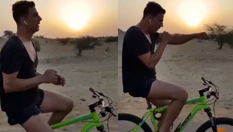 अक्षय कुमार के इस हैरतअंगेज़ कारनामे को देखकर आप भी दंग रह जाएंगे