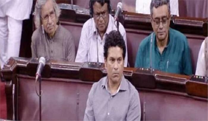 संसद में हंगामे के चलते नहीं बोल पाए तेंदुलकर, राज्यसभा कल तक स्थगित