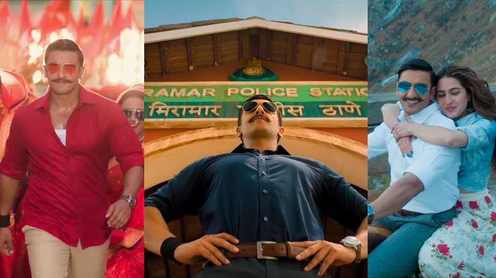 रिलीज हुआ सिंबा का ट्रेलर, पहले नहीं देखा होगा रणवीर सिंह का ऐसा अवतार