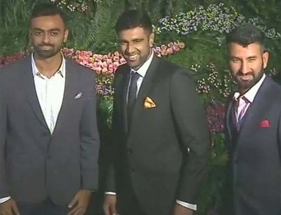 वि‍रुष्का की पार्टी में नजर नहीं आए ये मेहमान, बिना पत्नी के पहुंचे ये क्रि‍केटर्स