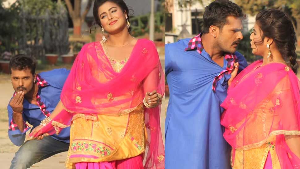 Video: खेसारीलाल यादव ने अकांक्षा अवस्‍थी के लिए गाया गाना जवानी तोहार झल झल झलके