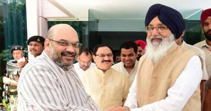 पंजाब में शाह और बादल के बीच हुई बैठक