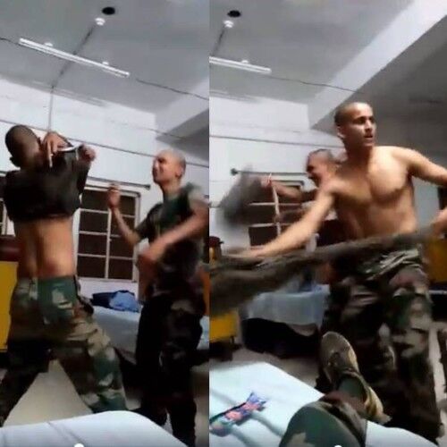 इस गाने पर नाचते-नाचते फौजी हो गए इतने गरम, कपड़े तक उतार फेंके, देखें वीडियो इस गाने पर नाचते-नाचते फौजी हो गए इतने गरम, कपड़े तक उतार फेंके, देखें वीडियो