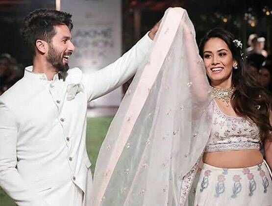 LFW 2018 में शाहिद-मीरा का Oops मूमेंट, दुपट्टे ने ऐसे बिगाड़ा खेल