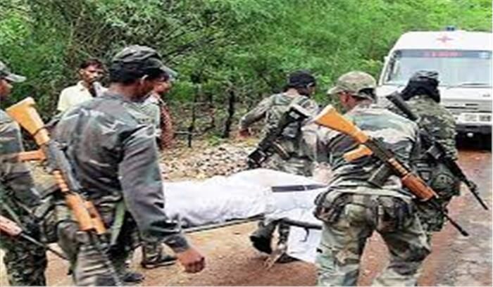 गढ़वा: नक्सलियों के लैंडमाइंस ब्लास्ट में 6 जवान शहीद