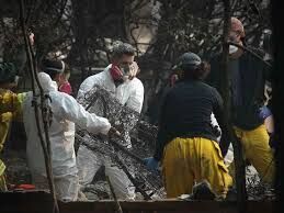 कैलीफोर्निया के जंगलों में लगी आग से मरने वालों की संख्‍या 76 पहुंची