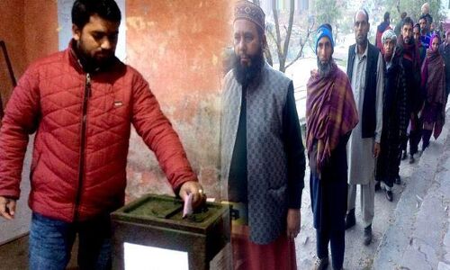 जम्मू-कश्मीर में पंचायत चुनाव के सातवें चरण के लिए मतदान जारी