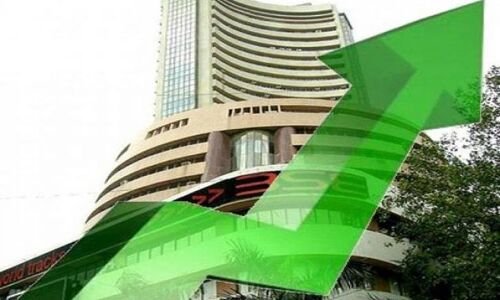 सेंसेक्स में तेज़ी का रुख