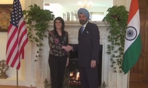 निक्की हेली ने भारतीय राजदूत से की मुलाकात, कहा- दोनों देशों की दोस्ती में बढ़ रहा यकीन