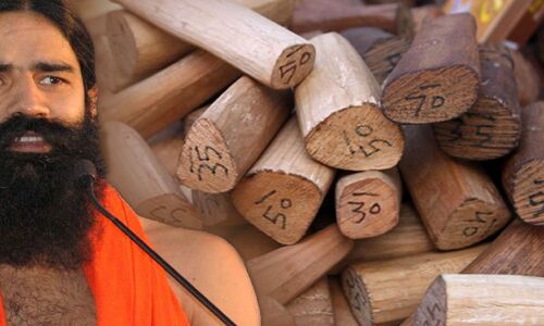 चीन भेजी जा रही पतंजलि की 50 टन चंदन की लकड़ी हुई जब्त,लोग बोले-ये क्या रामदेव भी निकला स्मगलर