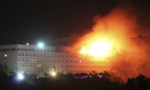 काबुल होटल अटैक में लोगों की मौत, मारे गए 2 हमलावर