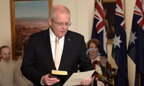 मॉरिसन ने PM पद की शपथ ली, कैबिनेट में रिकॉर्ड 7 महिलाओं को शामिल किया