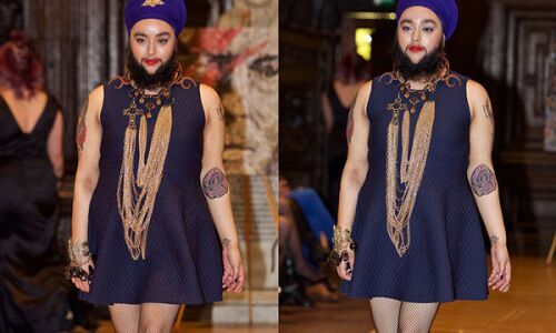 दाढ़ी मूंछ के साथ शान से जीती है ये लड़की, जो भी देखता है करता है जज्बे को सलाम- देखें